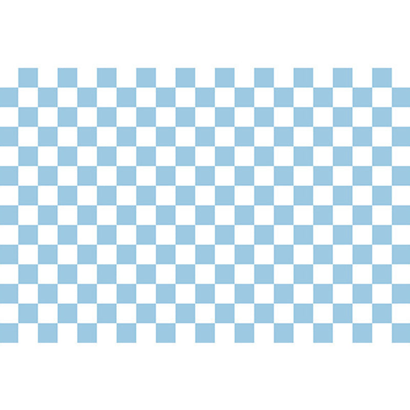 Minimalist Checkered Print Rug Polyester Area Carpet Stain Resistant Carpet for Home Decoration