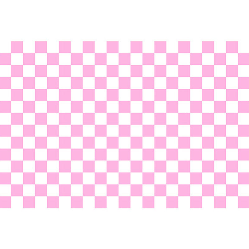 Minimalist Checkered Print Rug Polyester Area Carpet Stain Resistant Carpet for Home Decoration