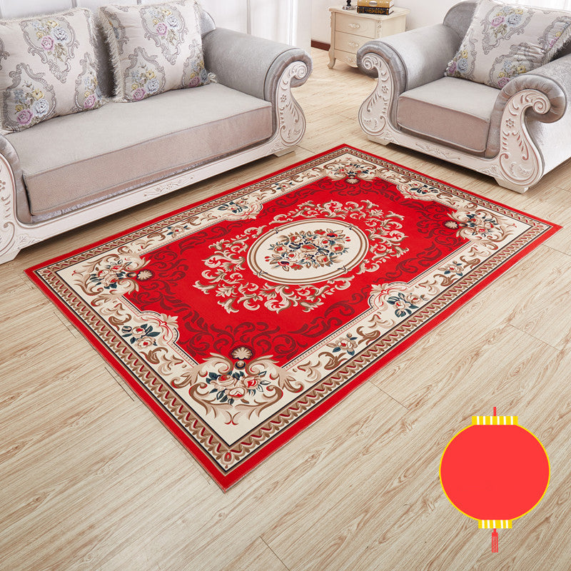 Alfombra retro de alfombra retro alfombra de respaldo sin deslizamiento para la decoración del hogar