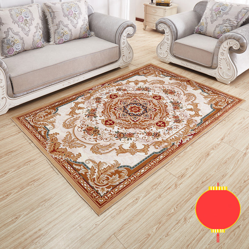 Alfombra retro de alfombra retro alfombra de respaldo sin deslizamiento para la decoración del hogar