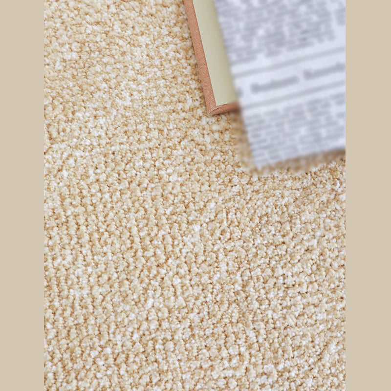Tapis moderne abricot, bloc de couleurs, en Polyester, antidérapant, pour la décoration de la maison
