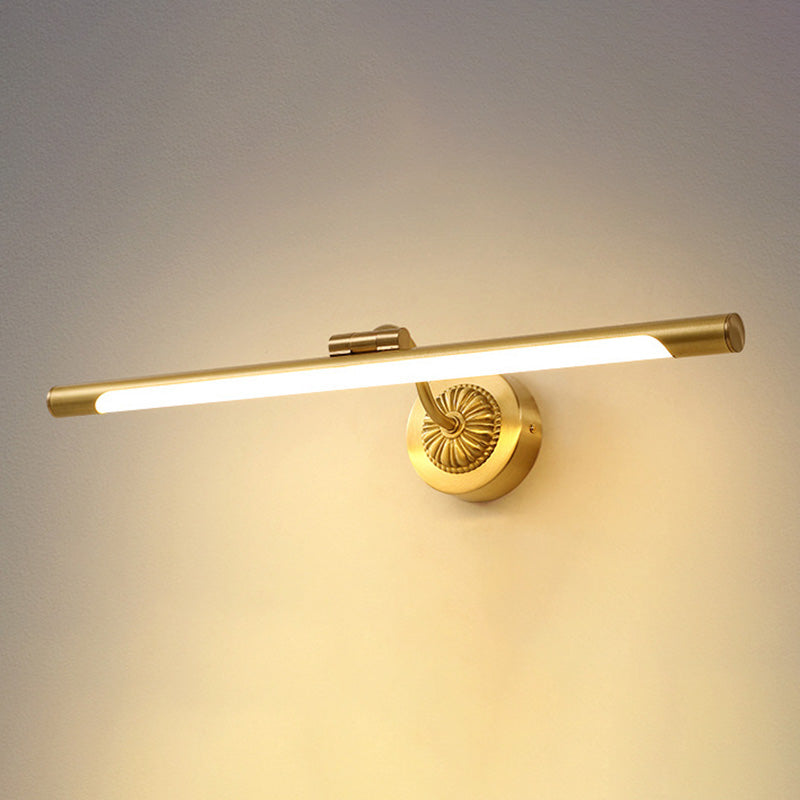 Luci a specchio vanità tradizionali Acrilico Acrilico Acrifide per il bagno