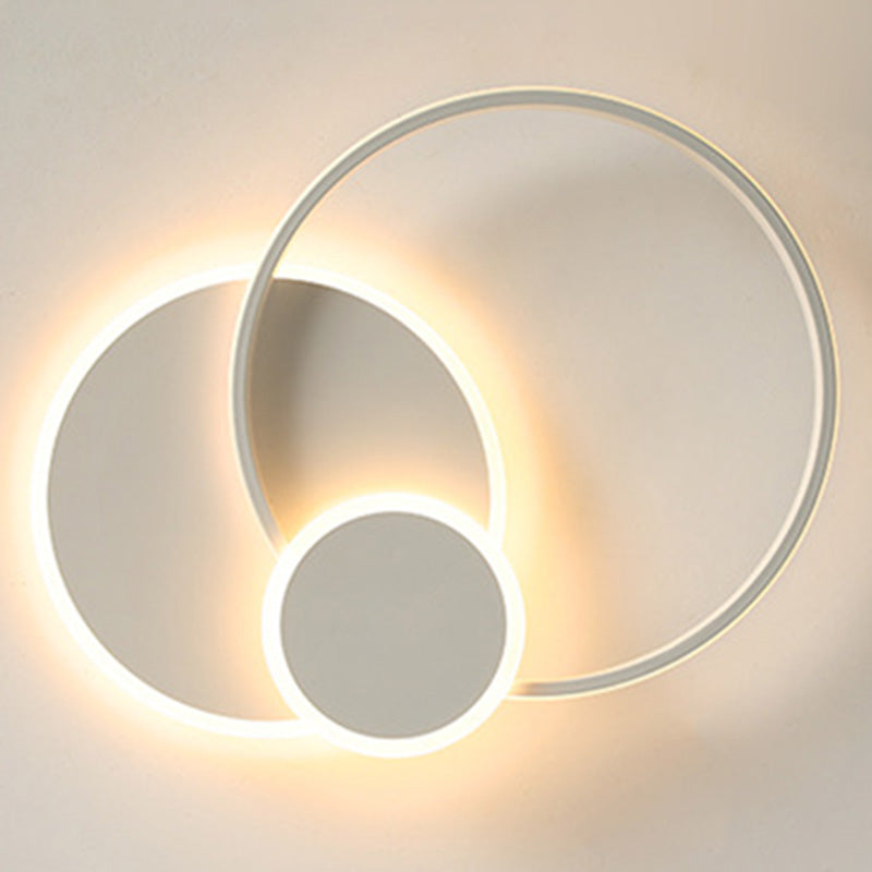 Slip Room 3 - Tier Metal Frame Flush Mount Lighting Modern Tetto Fissaggio