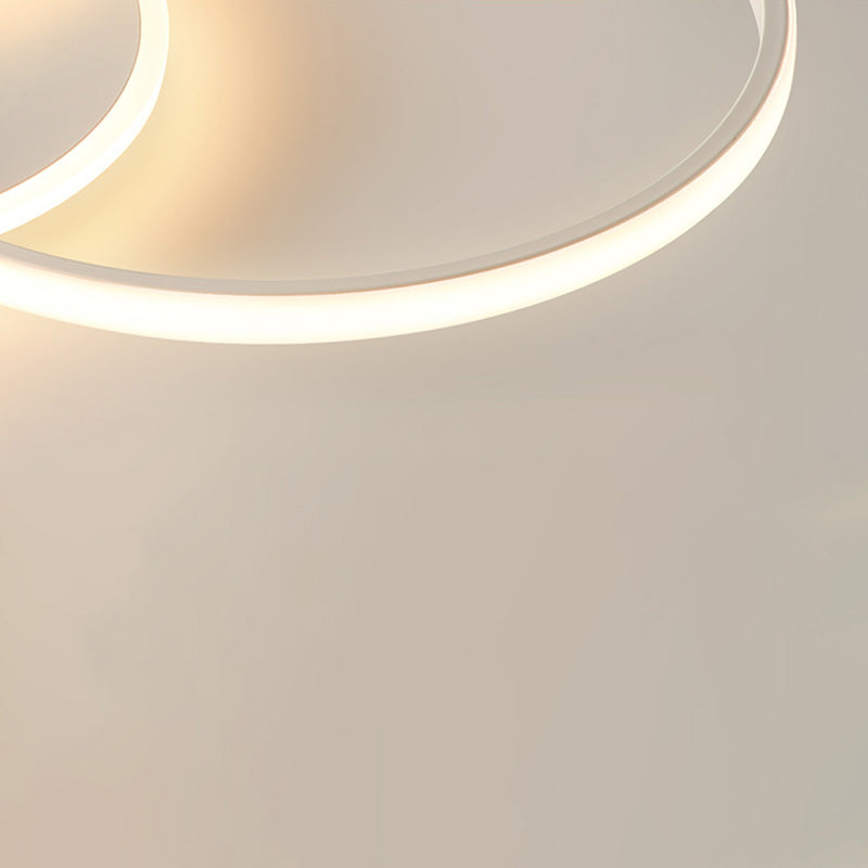 Slip Room 3 - Tier Metal Frame Flush Mount Lighting Modern Tetto Fissaggio