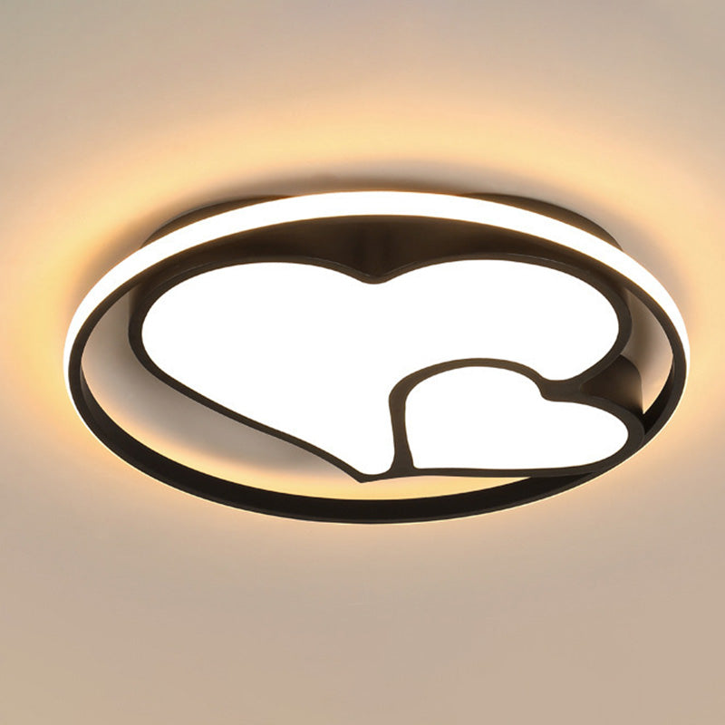 Accesorio de iluminación Led moderno, accesorio de iluminación empotrado, pantalla de acrílico y metal para dormitorio