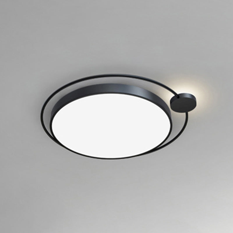 Accesorio de iluminación Led moderno, accesorio de iluminación empotrado, pantalla de acrílico y metal para dormitorio