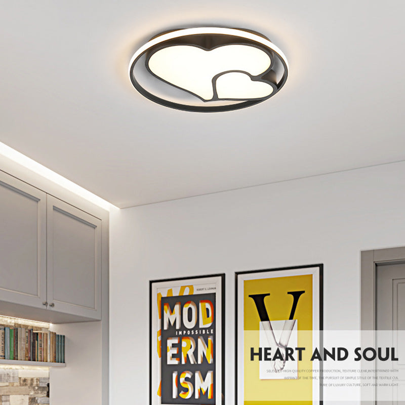 Accesorio de iluminación Led moderno, accesorio de iluminación empotrado, pantalla de acrílico y metal para dormitorio