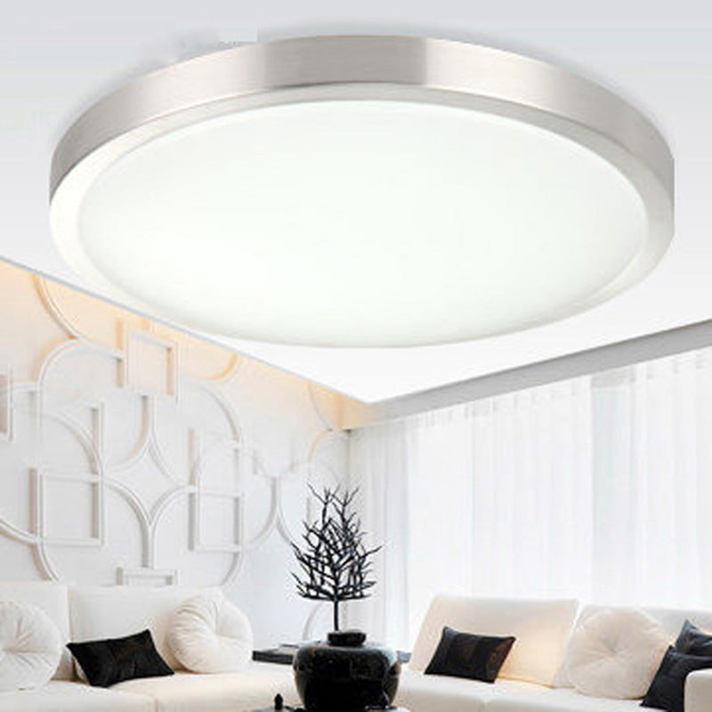 Modern Led Fixture Flush Mount Lighting Fixture Acrylic Lampshade for Bedroom