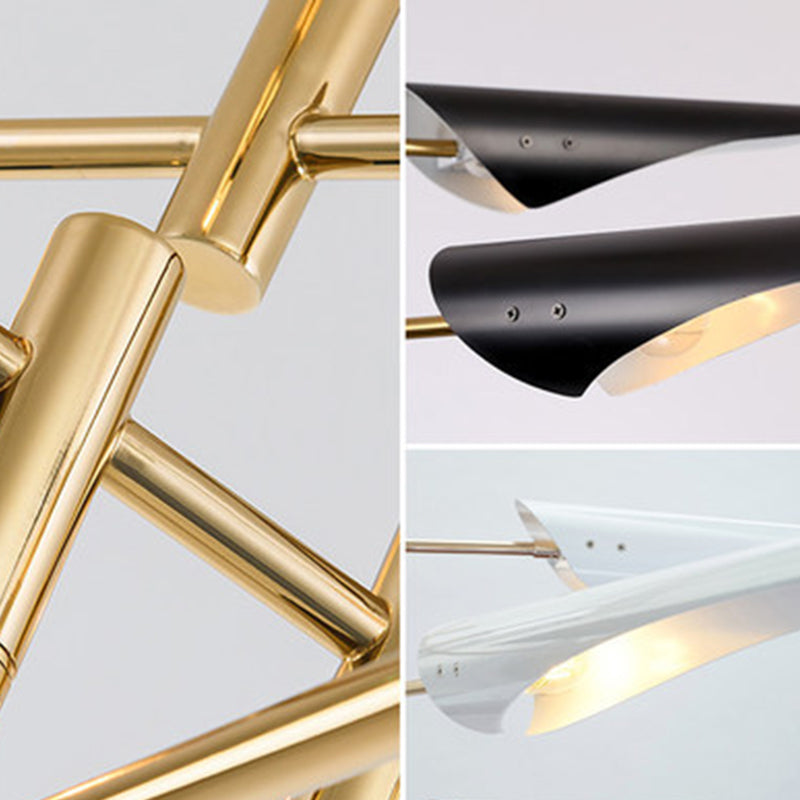 2 colori opzionale opzionale Postmodern Iron Affermazione a sospensione Luce per soggiorno