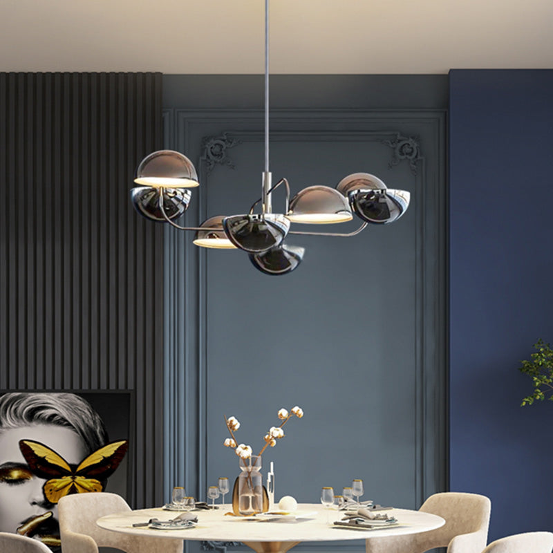 8 têtes Postmodern Chandelier Plafond Plafond Pendant pour le salon salle à manger