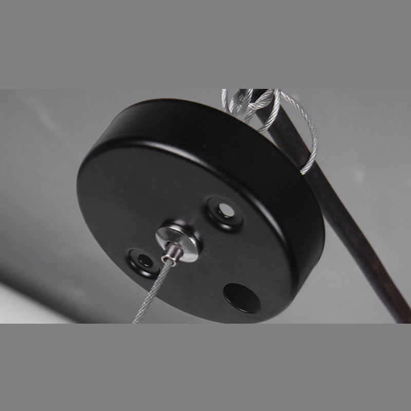 Contemporary Simple Style Hanging Lamp Rectangle Shaped LED Pendant Lights for Office