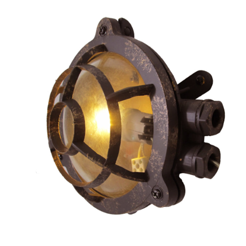 Schattiertes Restaurant Wandleuchte leichte Vintage Style Glass Metallic Wandbeleuchtung