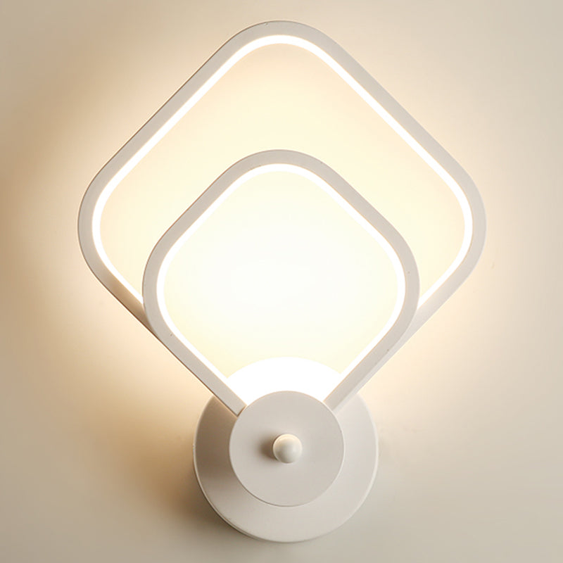 Accesorio de iluminación de pared geométrica de estilo nórdico LLUACIÓN MUNTA MONTAJE DEL ALMENTO DEL DORMITOR METAL