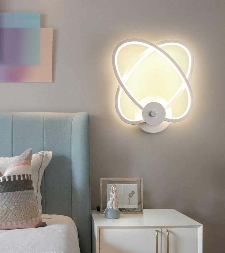 Accesorio de iluminación de pared geométrica de estilo nórdico LLUACIÓN MUNTA MONTAJE DEL ALMENTO DEL DORMITOR METAL