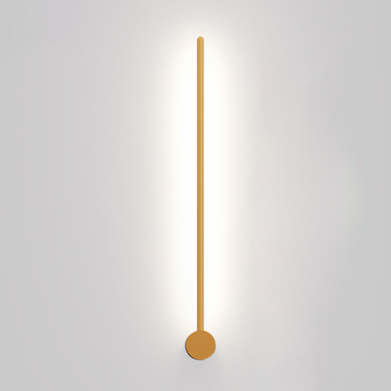 Soggiorno LED SCONCE LUMINA ALLA LAMA NORME NORME NORME MONTO MONTO CON OMBIO DI METALE LINEA