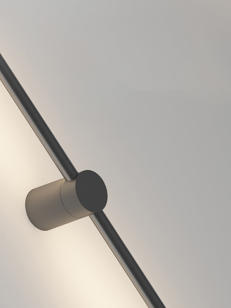 Soggiorno LED SCONCE LUMINA ALLA LAMA NORME NORME NORME MONTO MONTO CON OMBIO DI METALE LINEA