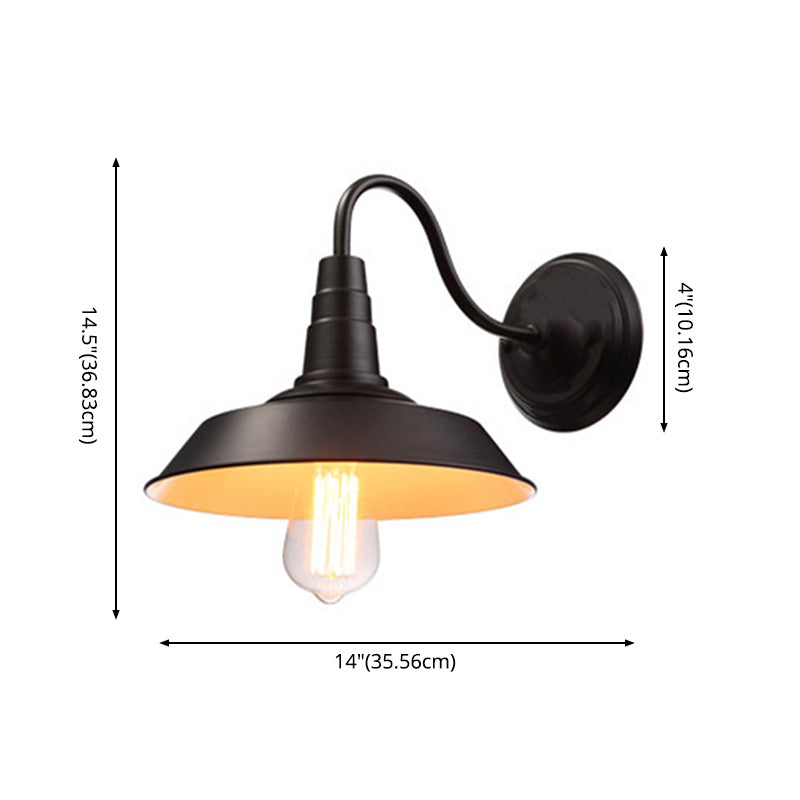Metall Wandlampenvorrichtung Industrial Style Scheune Wohnzimmer Wandleuchte Leuchte