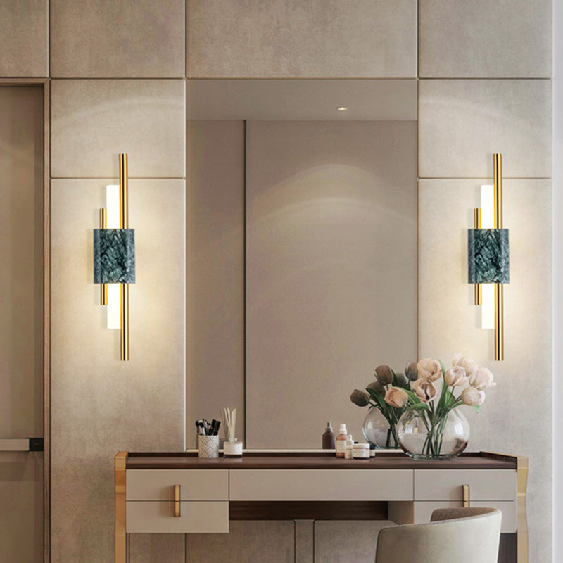 Cylinder Wall Mounted Lamp Postmodern Simplicity Acrylic Wall Mount Lamp for Living Room