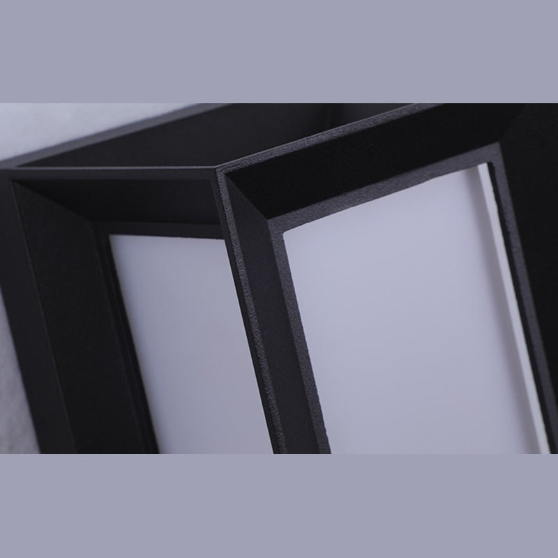 Modern Rectangle Wall Lighting 1 Light Wall Sconce Light with Acrylic Shade