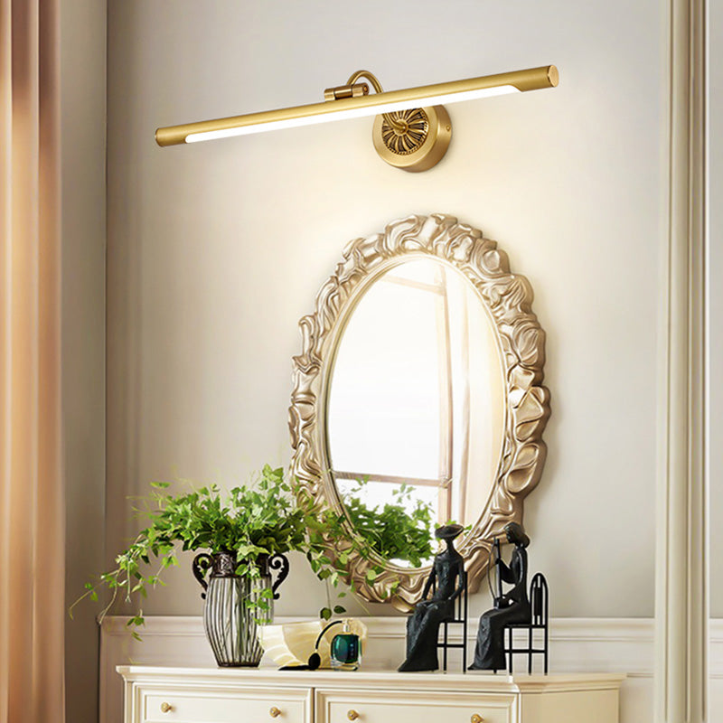 Luci a specchio vanità tradizionali Acrilico Acrilico Acrifide per il bagno