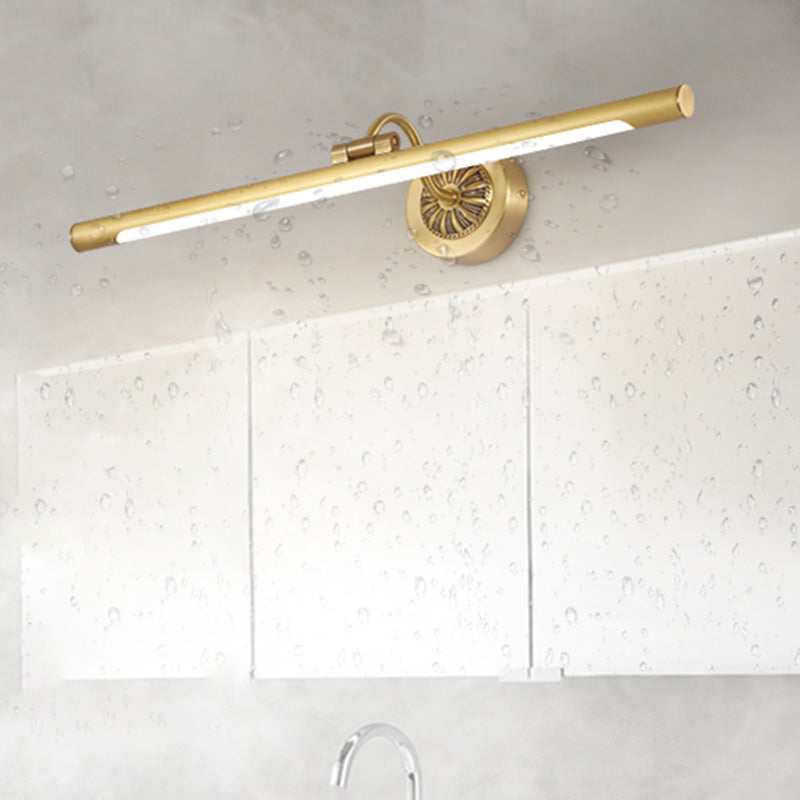 Luci a specchio vanità tradizionali Acrilico Acrilico Acrifide per il bagno