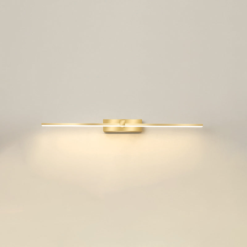 Vanité allongée Lumières murales postmodernes simplicité applique murale acrylique pour salle de bain