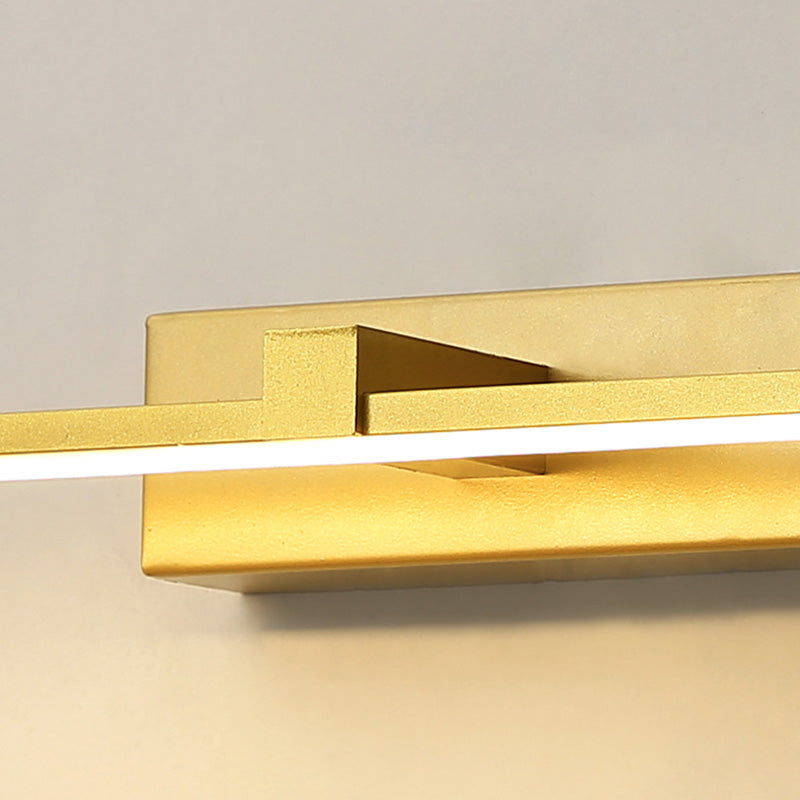 Vanité allongée Lumières murales postmodernes simplicité applique murale acrylique pour salle de bain