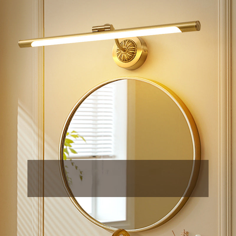 Luces de pared de tocador lineal Simplicidad posmoderna Disparo de pared acrílico para baño