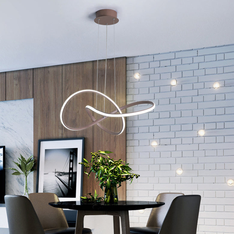 Característica moderna de estilo simple LED lámpara Luz para comedor para comedor de sala de estar dormitorio