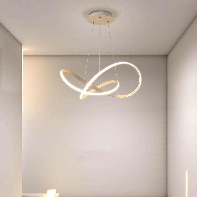 Nordic Modern Caractéristique Style LED Pendant le lustre Light for Living Room Dining Room Study