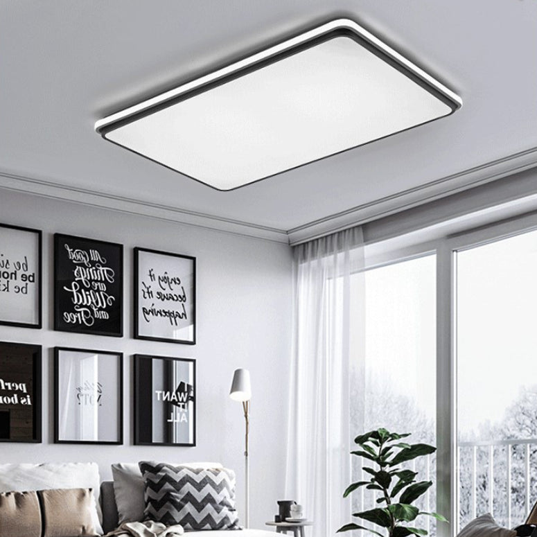 Lámpara de techo empotrada de aluminio Led geométrica dorada de estilo moderno con montaje empotrado