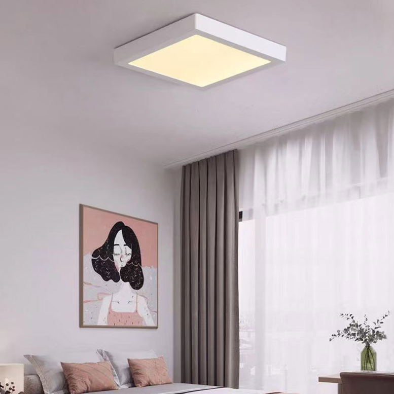 Luminaires encastrés en aluminium de style moderne de luminaire de plafond de bâti de cercle blanc