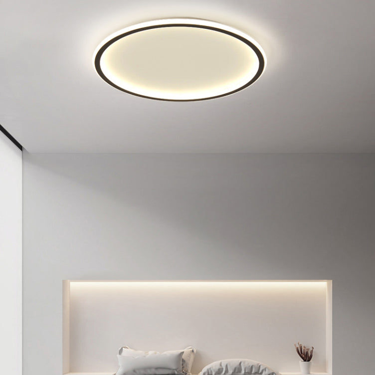 Aluminium Flush Flush Mount Ceiling Lighting Fixture Modern Black Flush Mount Lamp