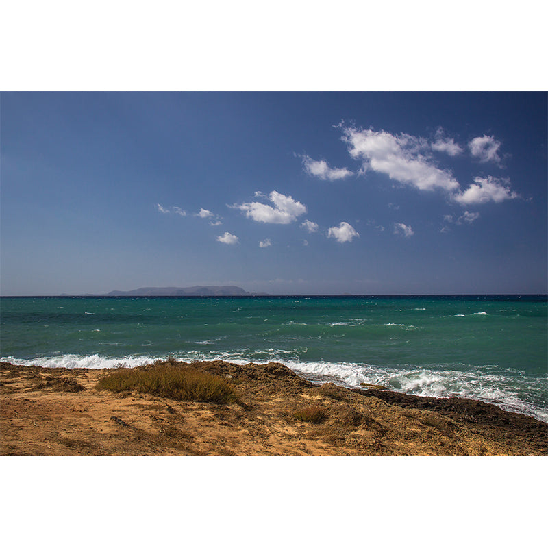 Tropical Sea Landscape Wall Covering Full Size Wall Mural for Dining Room