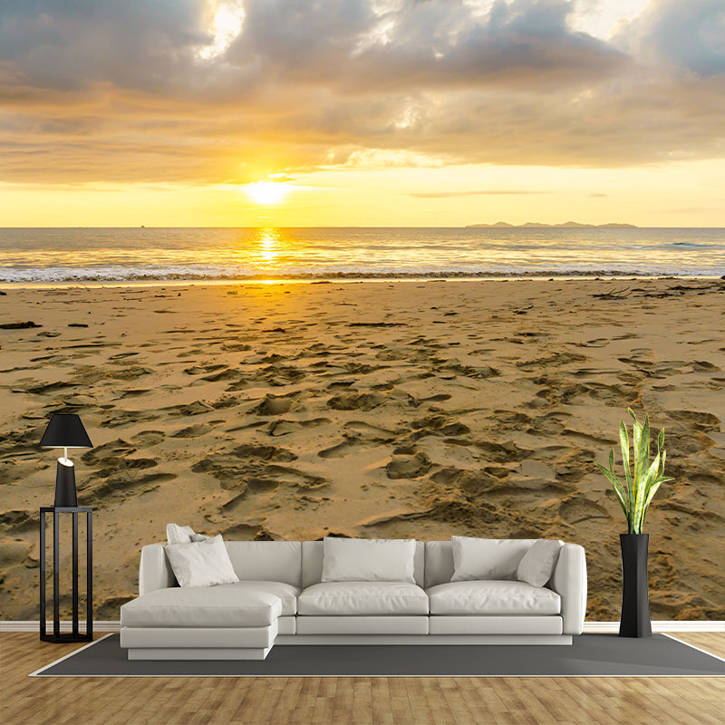 Tropical Sea Landscape Wall Covering Full Size Wall Mural for Dining Room