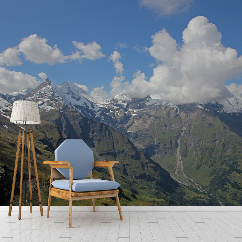 Alpine Wall Covering Water Resistant Mural Wallpaper for Home Decoration