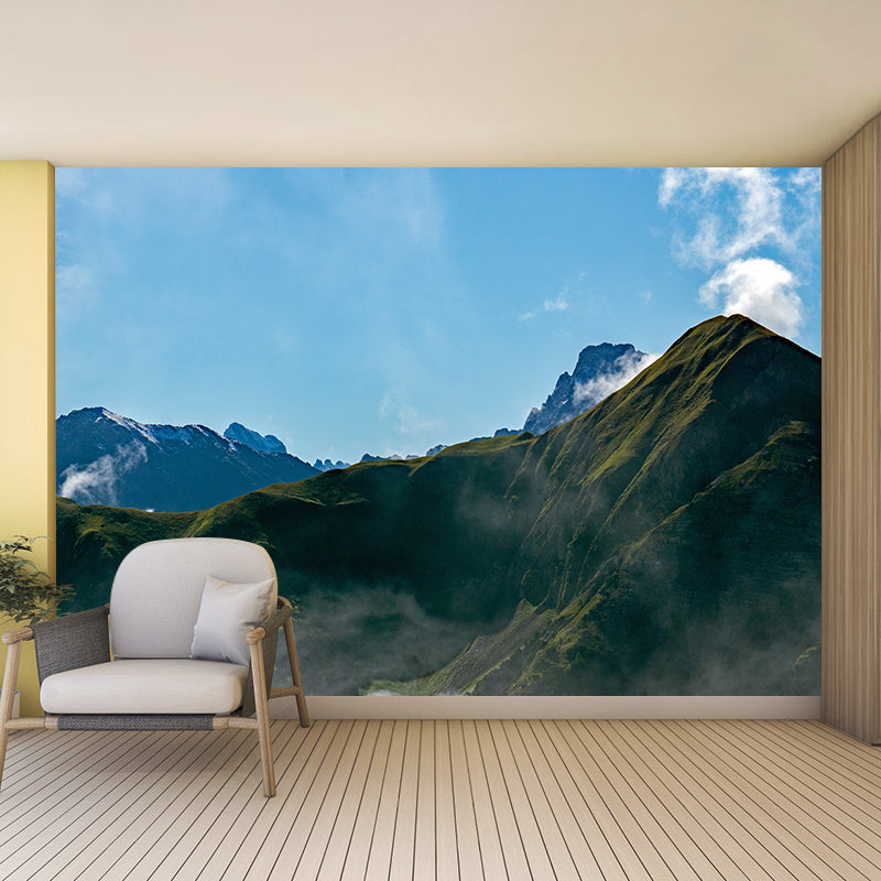 Steep Mountain Full Size Waterproofing Contemporary Wall Covering for Office