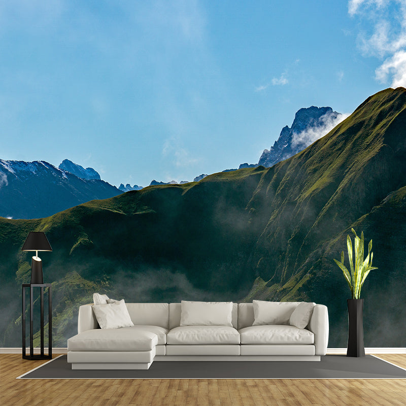 Steep Mountain Full Size Waterproofing Contemporary Wall Covering for Office