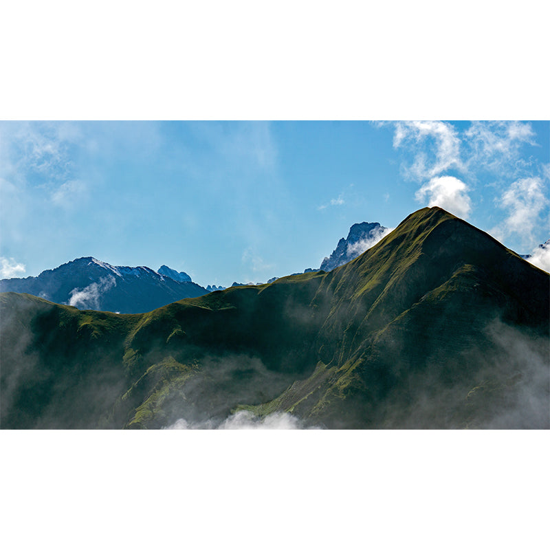 Steep Mountain Full Size Waterproofing Contemporary Wall Covering for Office