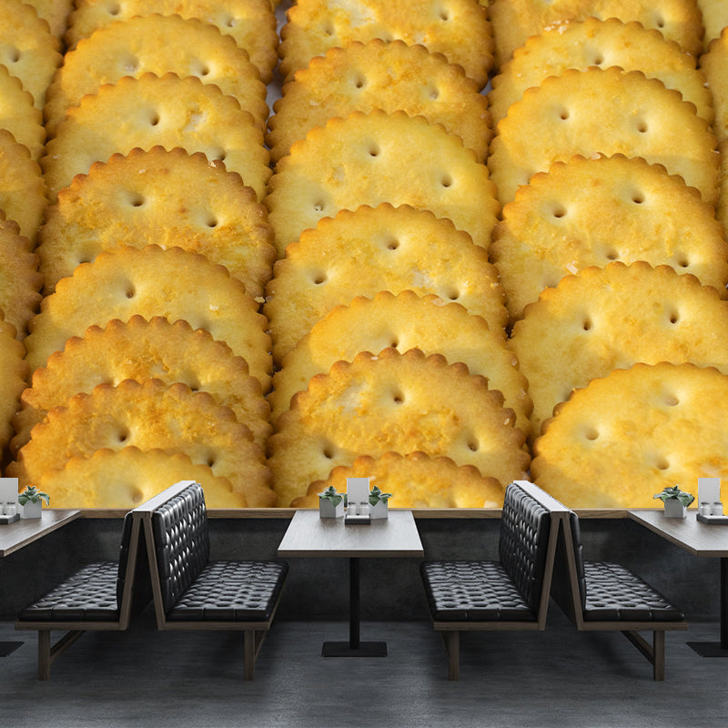 Sweet Dessert Mural Wallpaper for Commercial Use, Personalized Size Available