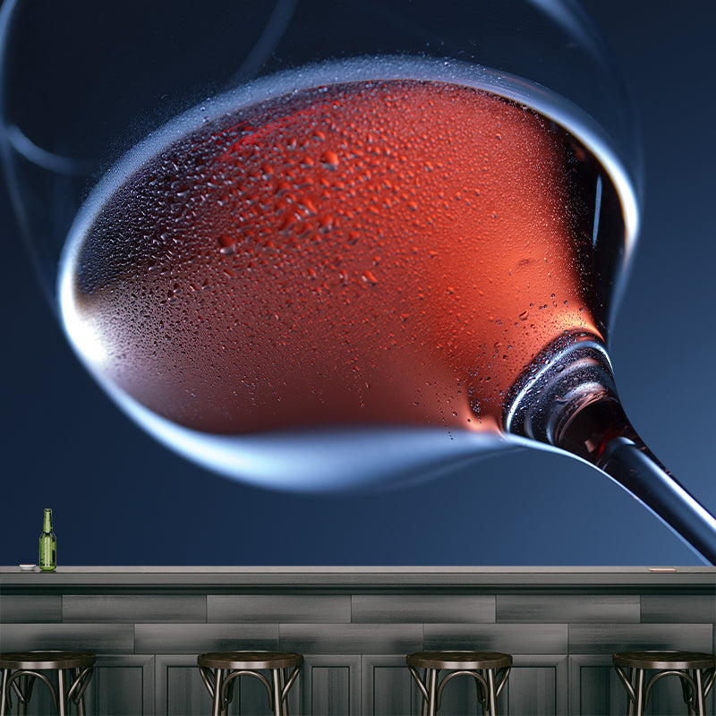 Contemporary Bar Mural Wallpaper for Commercial Use, Personalized Size Available