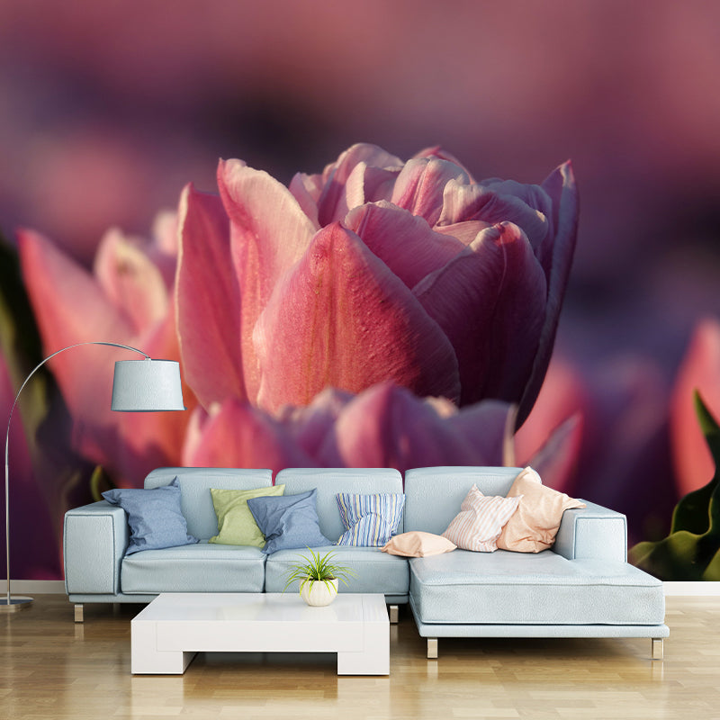 Tulip Flower Wall Covering for Home Wall Decor Water Resistant, Made to Measure