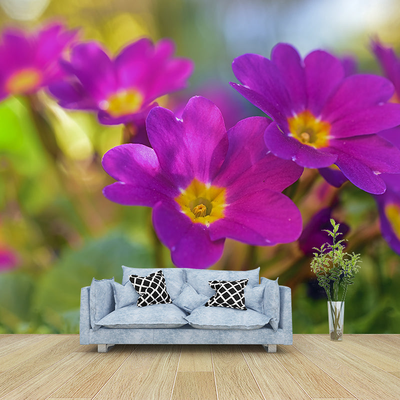 Flower Photo Stain Resistant Mural Decal Modern Wall Decor for Sleeping Room