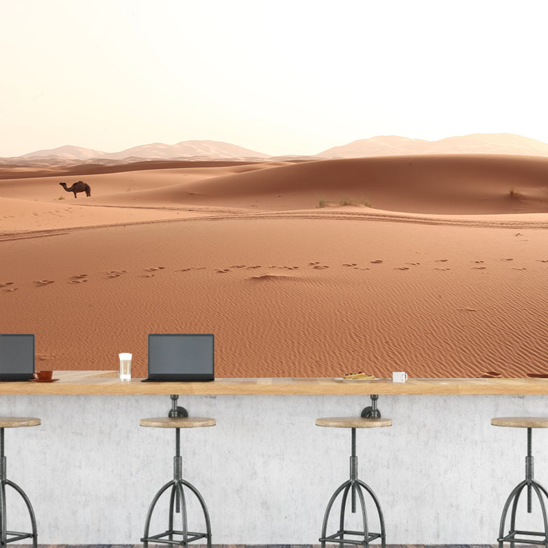 Desert Mural Wallpaper for Decoration Simplicity Living Room Wall Covering