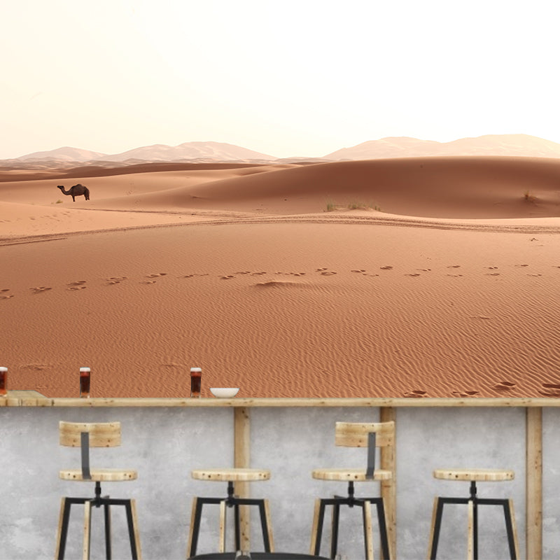 Desert Mural Wallpaper for Decoration Simplicity Living Room Wall Covering