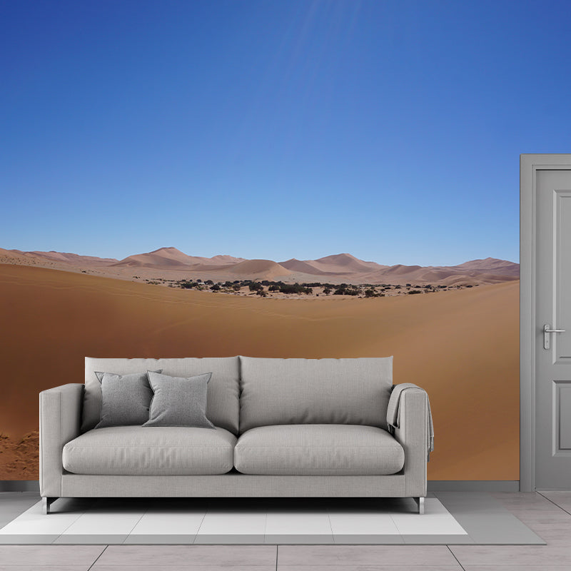 Big Desert Scenery Mural Wallpaper Washable Modern Living Room Decoration