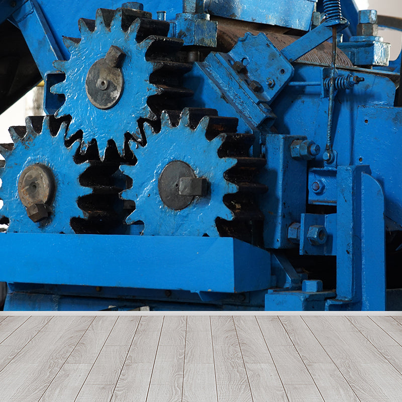 Rusty Metal Gear Industrial Style Wall Decor for Sitting Room, Made to Measure