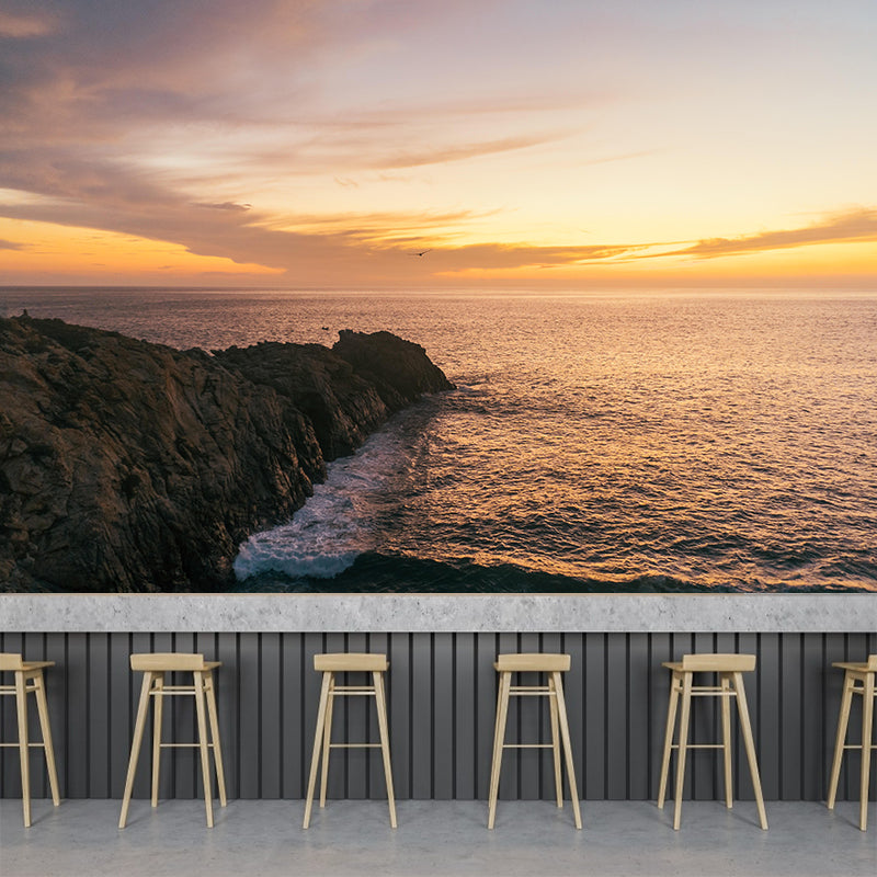 Sea of Twilight Mural Wallpaper Contemporary Wall Covering Bathroom Floor Murals