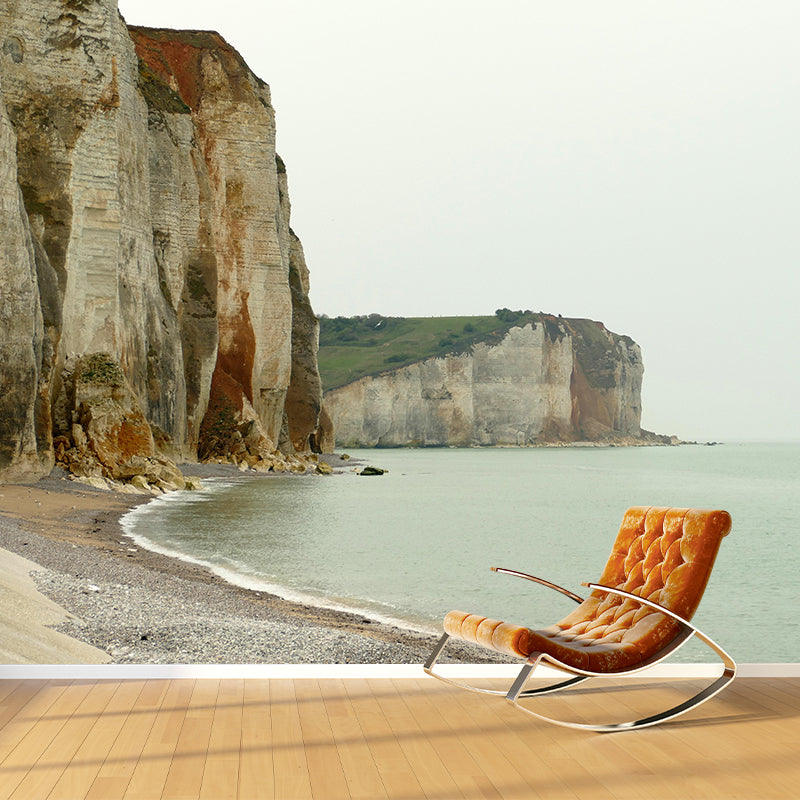 Normandy Waters Wallpaper Mural Contemporary Wall Covering for Sleeping Room