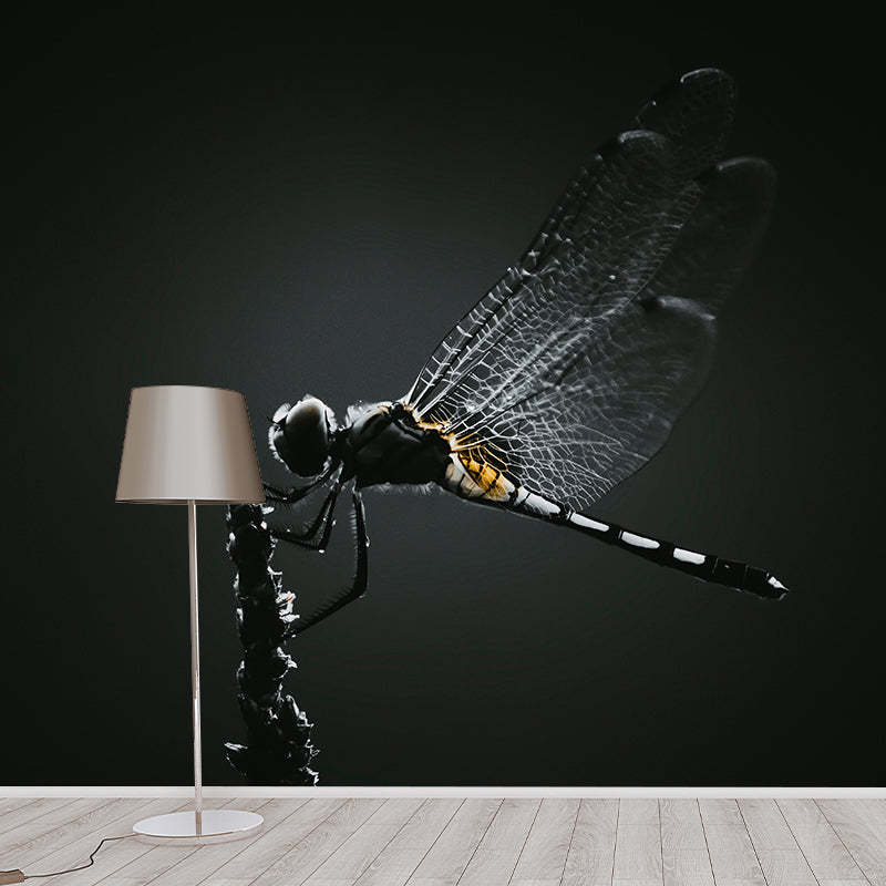 Dragonfly Mural Wallpaper Moisture Resistant Living Room Bedroom Wall Decor